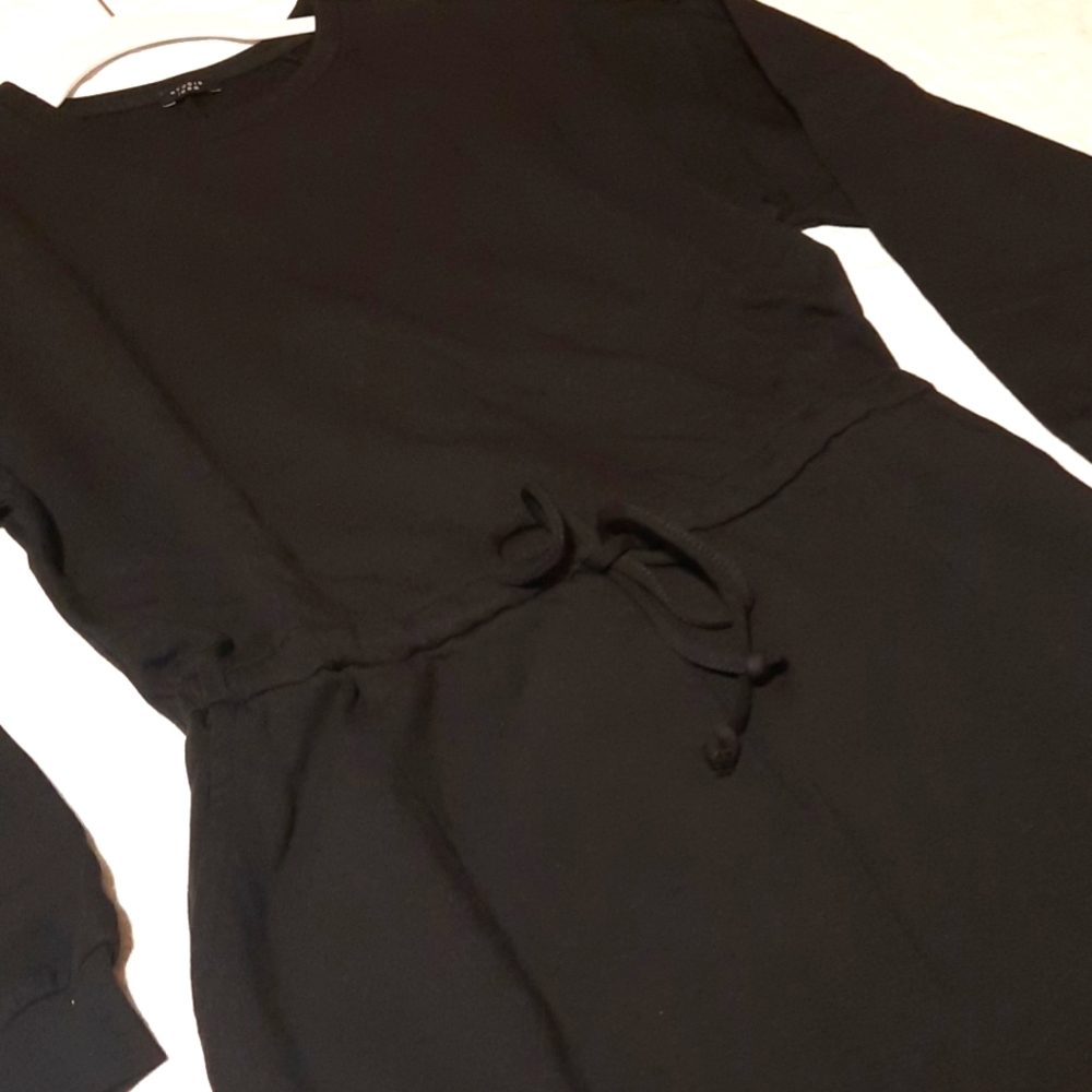 Cinched Waist Knit Dress